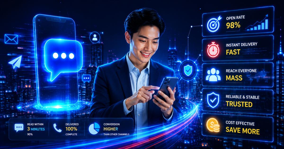 ทำไมธุรกิจยังควรใช้ SMS ในการสื่อสารกับลูกค้า?